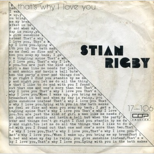 7", Single Stian Rigby - That's Why I Love You