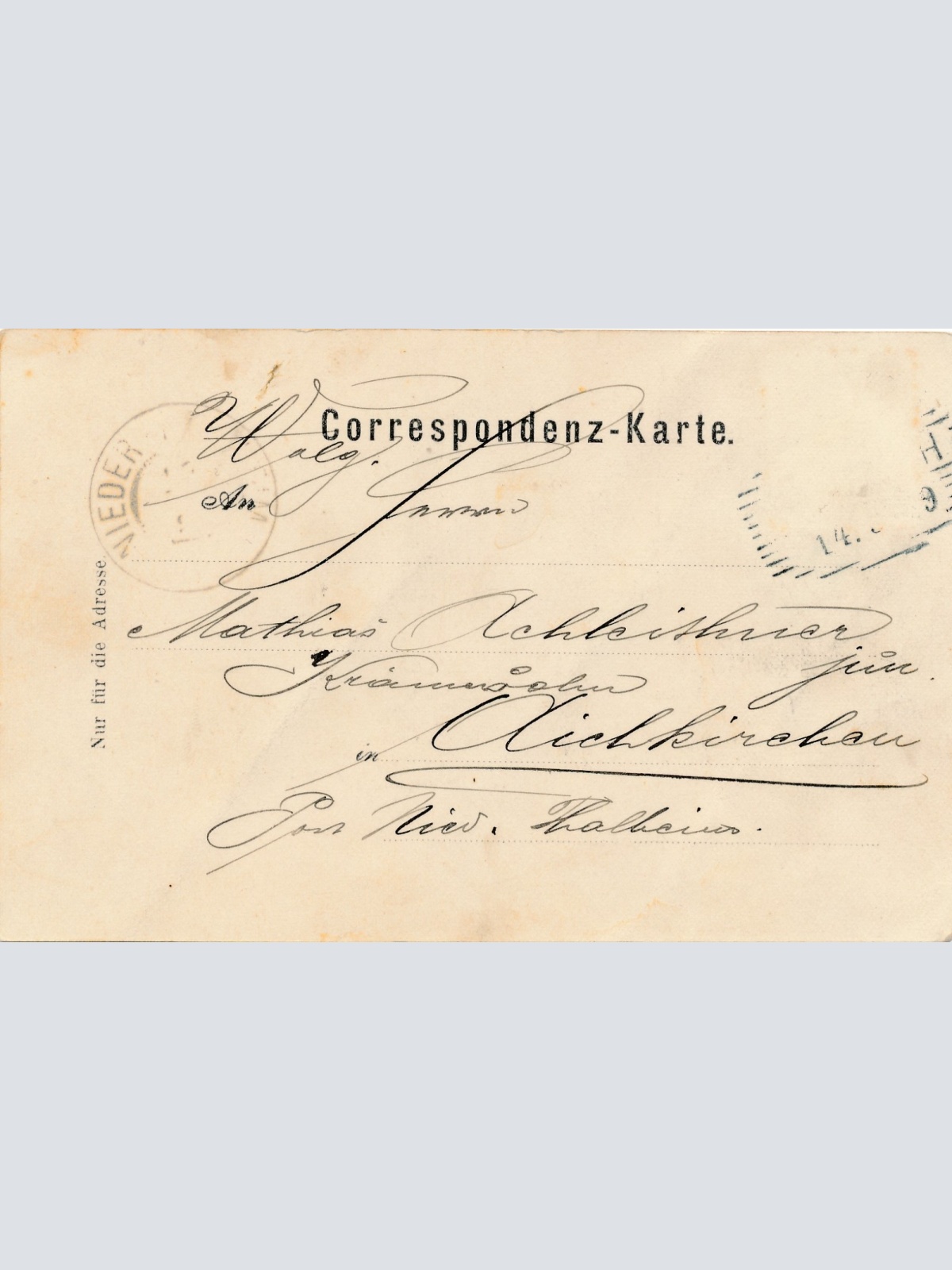 AK aus Lambach Sparkassagebäude Oberösterreich Ansichtskarte (16404)