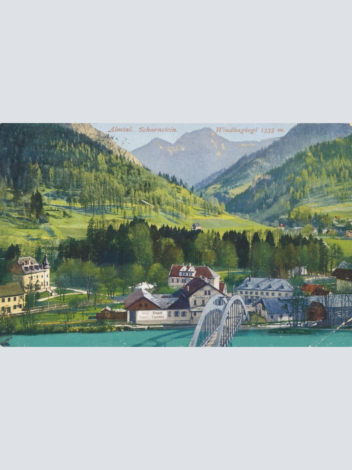 AK aus Scharnstein Oberösterreich Ansichtskarte (16432)