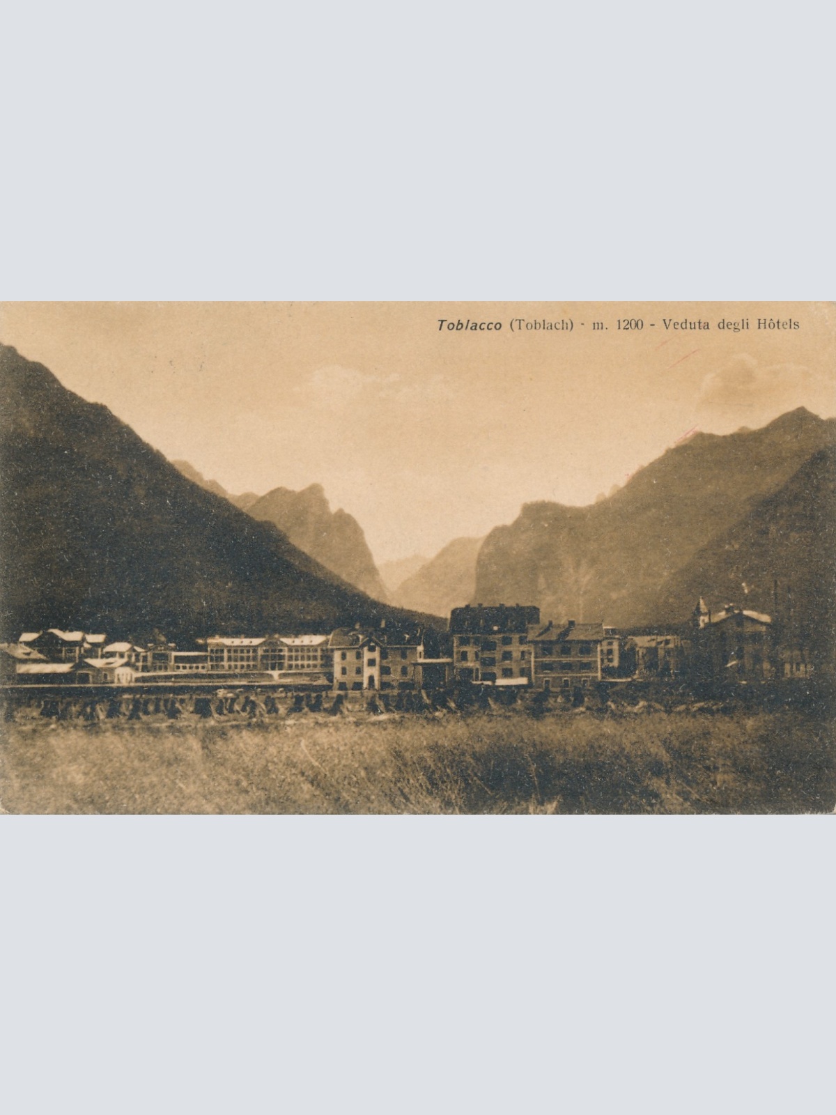 AK aus Toblacco Toblach Intalien Ansichtskarte (16493)