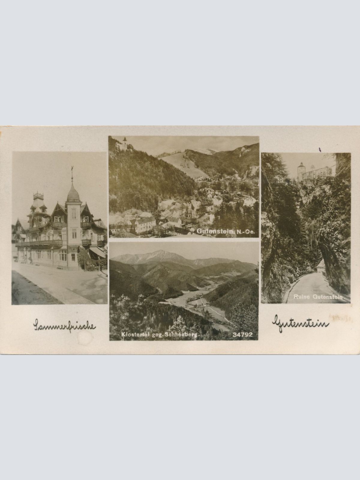 AK Gutenstein Niederösterreich Ansichtskarte (16641)