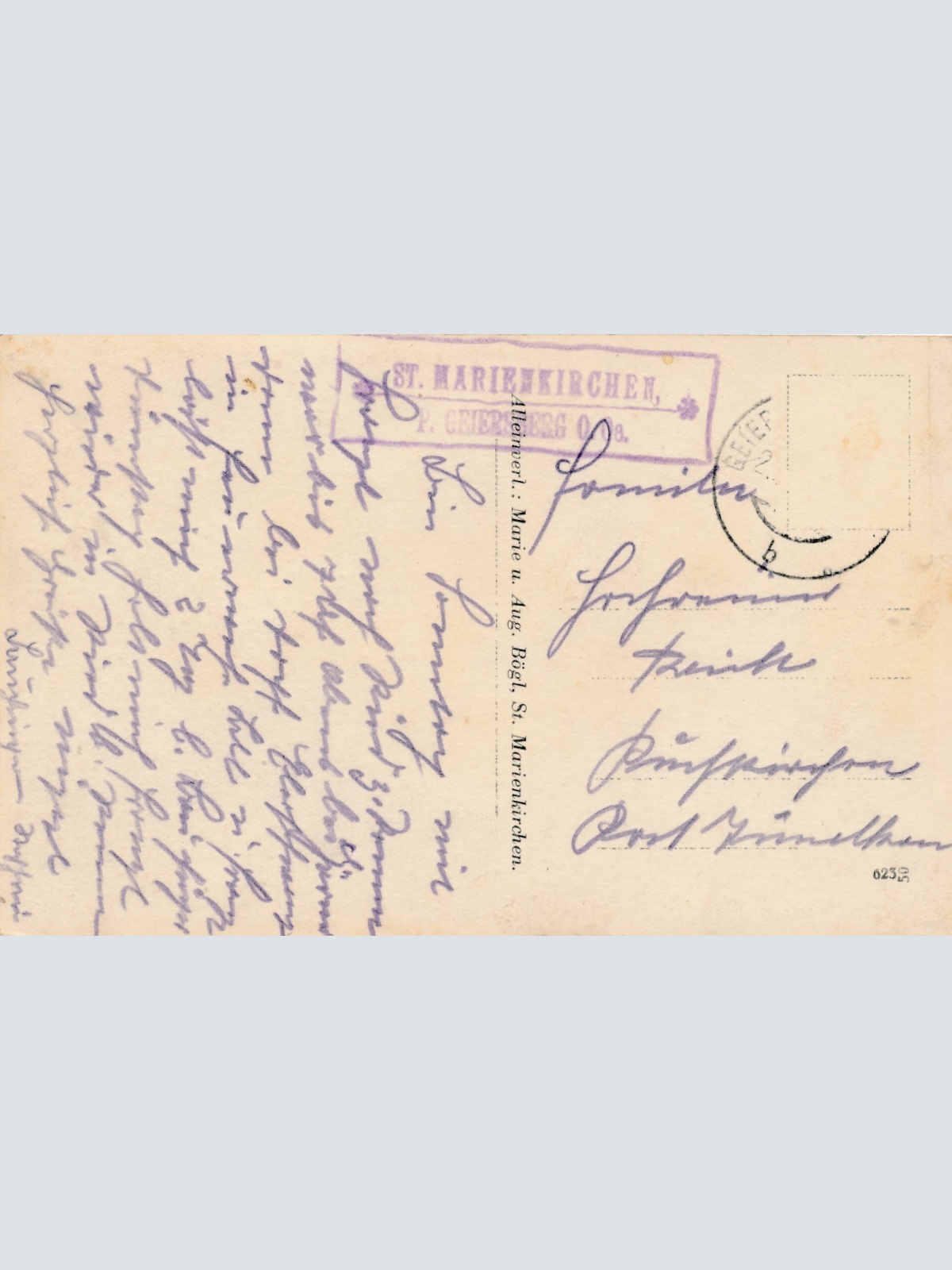AK aus St. Marienkirchen Pilgersham Oberösterreich Ansichtskarte (16570)