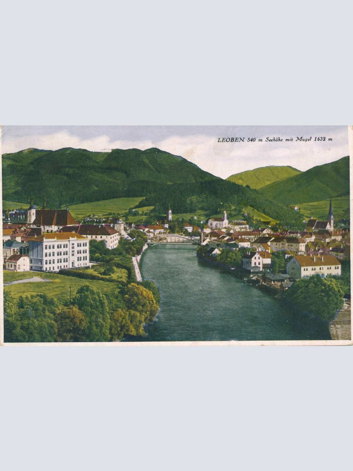 AK aus Leoben Steiermark Ansichtskarte (16625)