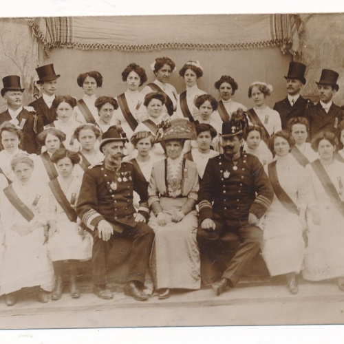 AK Annodazumals von einer Hochzeit Männer mit Orden Ansichtskarte (16600)