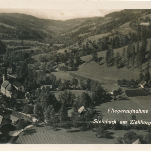 AK aus Steinbach am Ziehber Fliegeraufnahme Oberösterreich Ansichtskarte (16543)