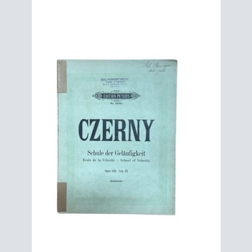 Schule der Geläufigkeit op. 299, Heft III: für Klavier / Shcool of Velocity für