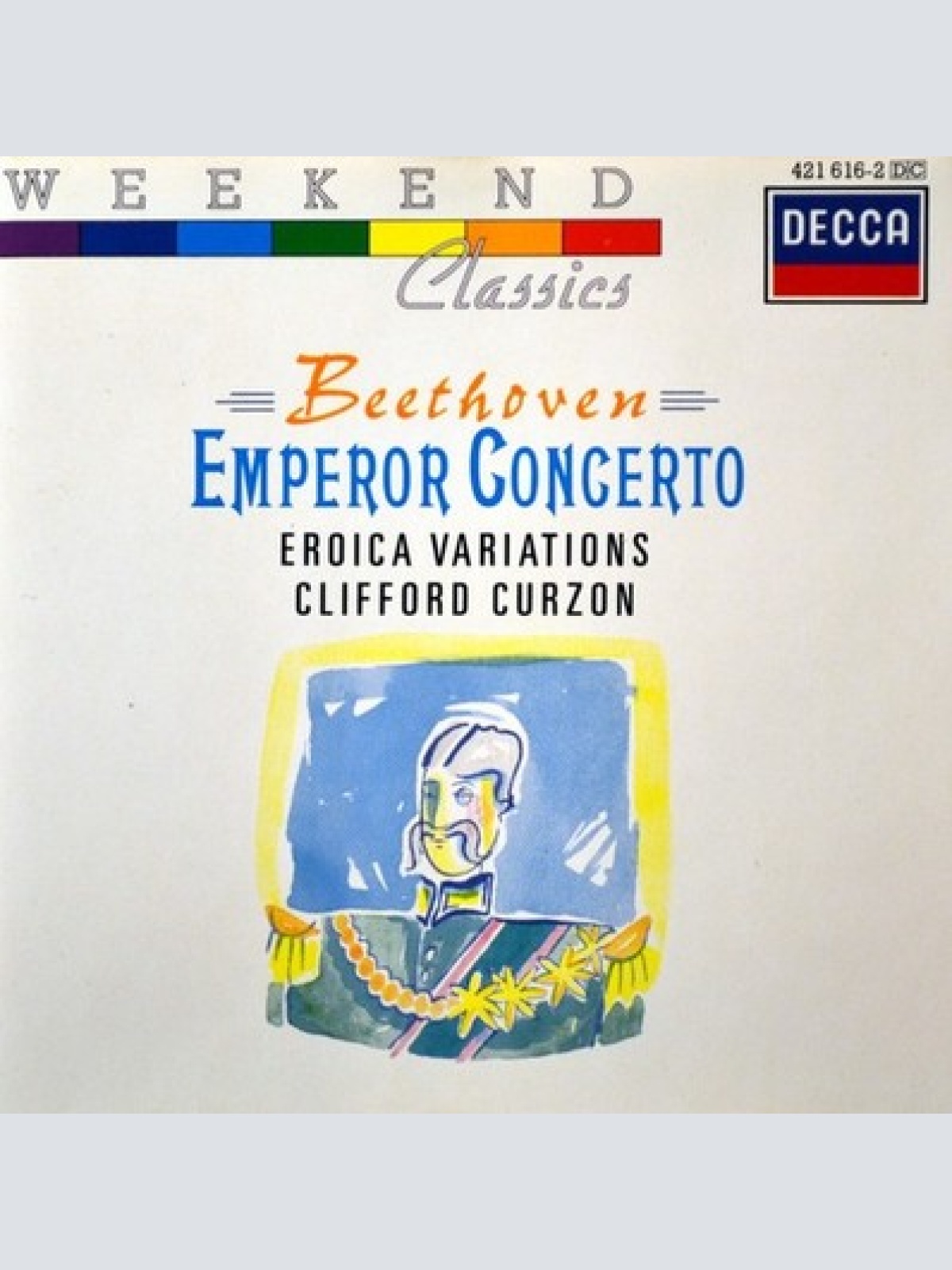 CD, Comp Beethoven*, Clifford Curzon - Emperor Concerto, Eroica Variations