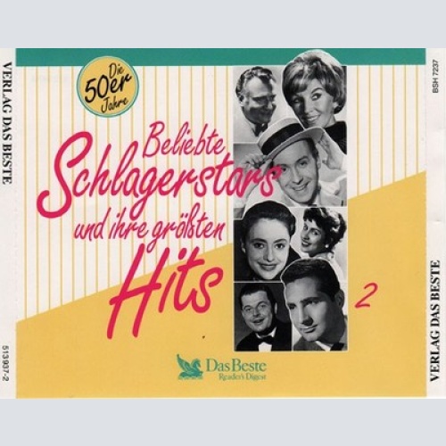 2xCD, Comp Various - Beliebte Schlagerstars Und Ihre Größten Hits 2 - Die 50e...