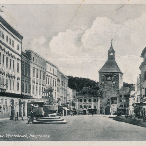 AK aus Vöcklabruck Hauptplatz Oberösterreich Ansichtskarte (16664)