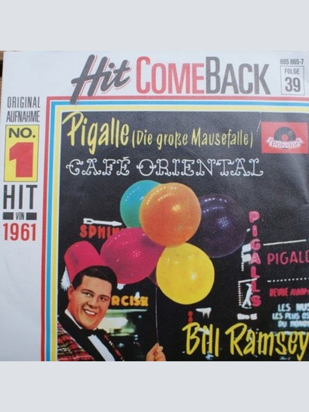 7", Single, Mono, RE Bill Ramsey - Pigalle