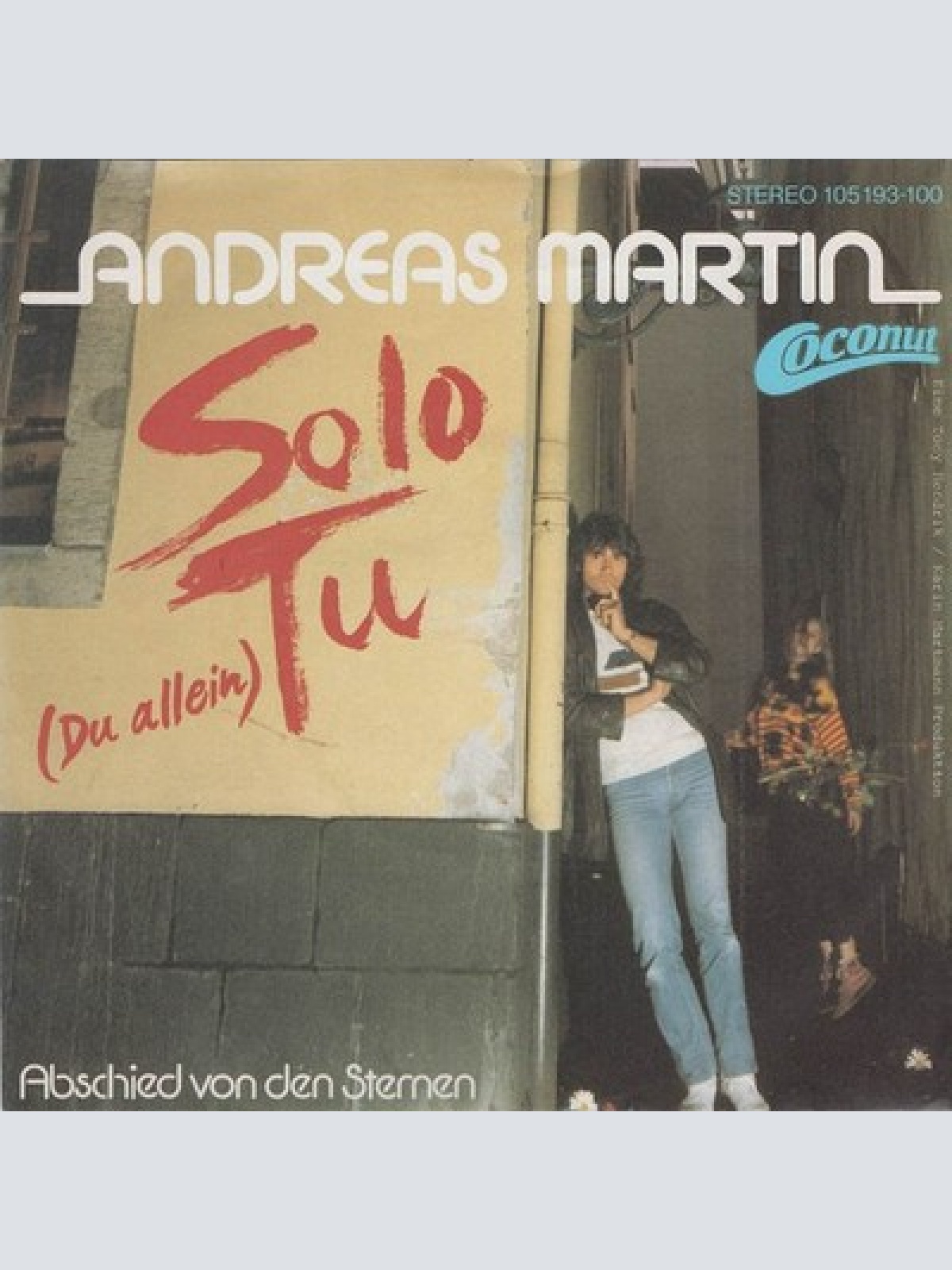 7", Single Andreas Martin (2) - Solo Tu (Du Allein)