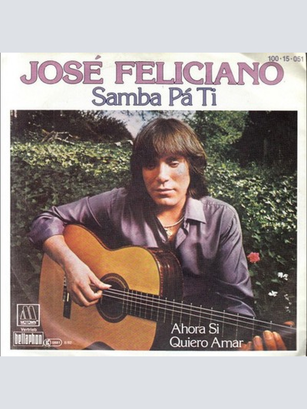 7", Single José Feliciano - Samba Pá Ti