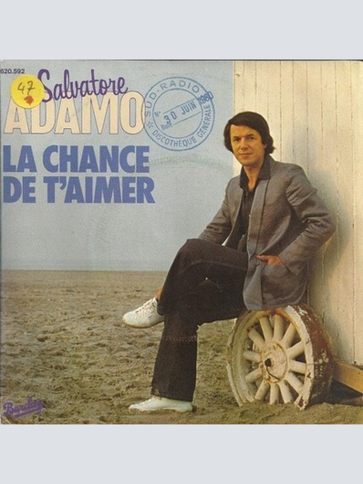 7", Single Adamo - La Chance De T'Aimer