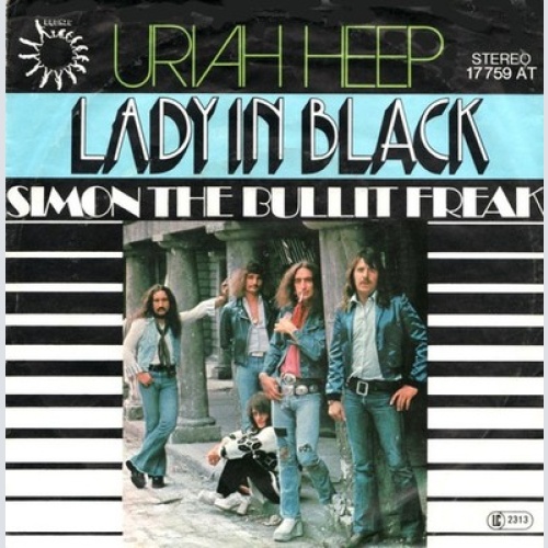 7", Single, RE Uriah Heep - Lady In Black
