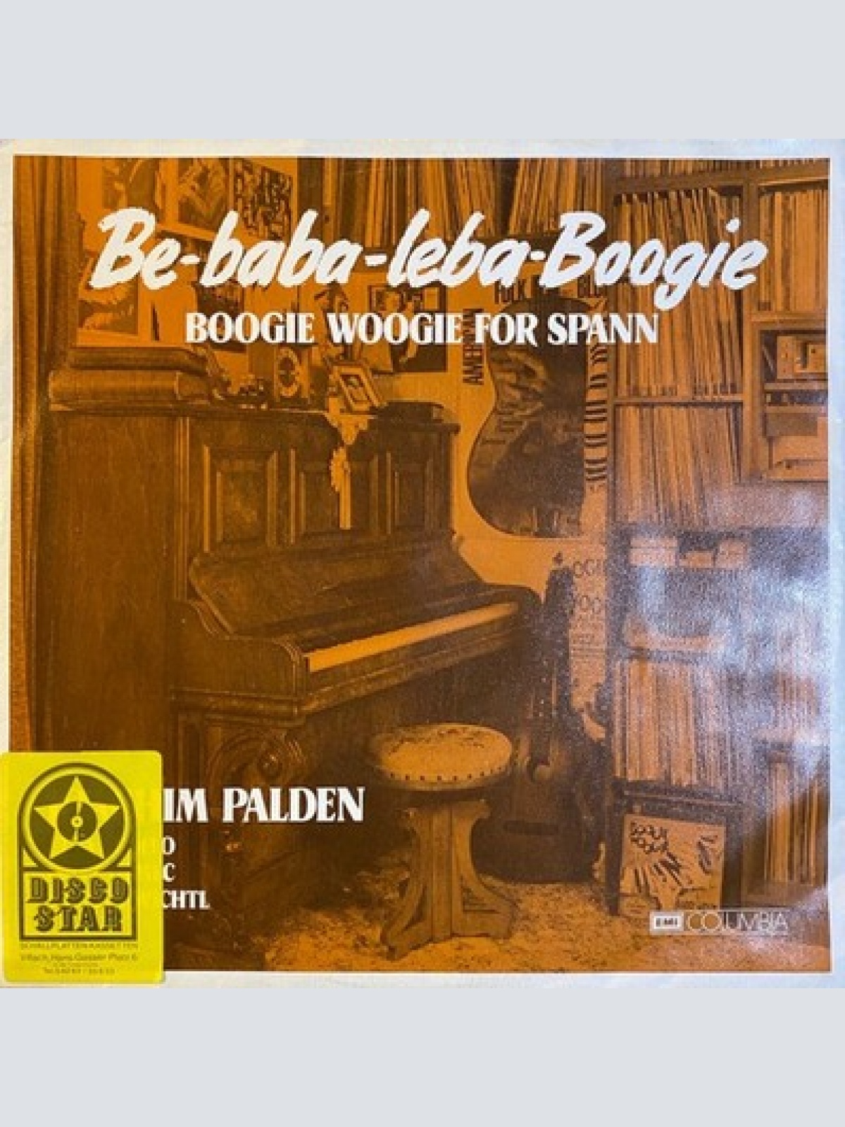 7" Joachim Palden - Be-baba-leba-Boogie / Boogie Woogie For Spann