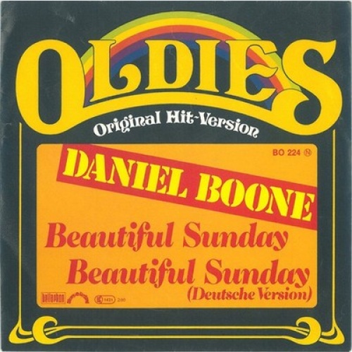 7", Single, RE Daniel Boone - Beautiful Sunday / Beautiful Sunday (Deutsche V...