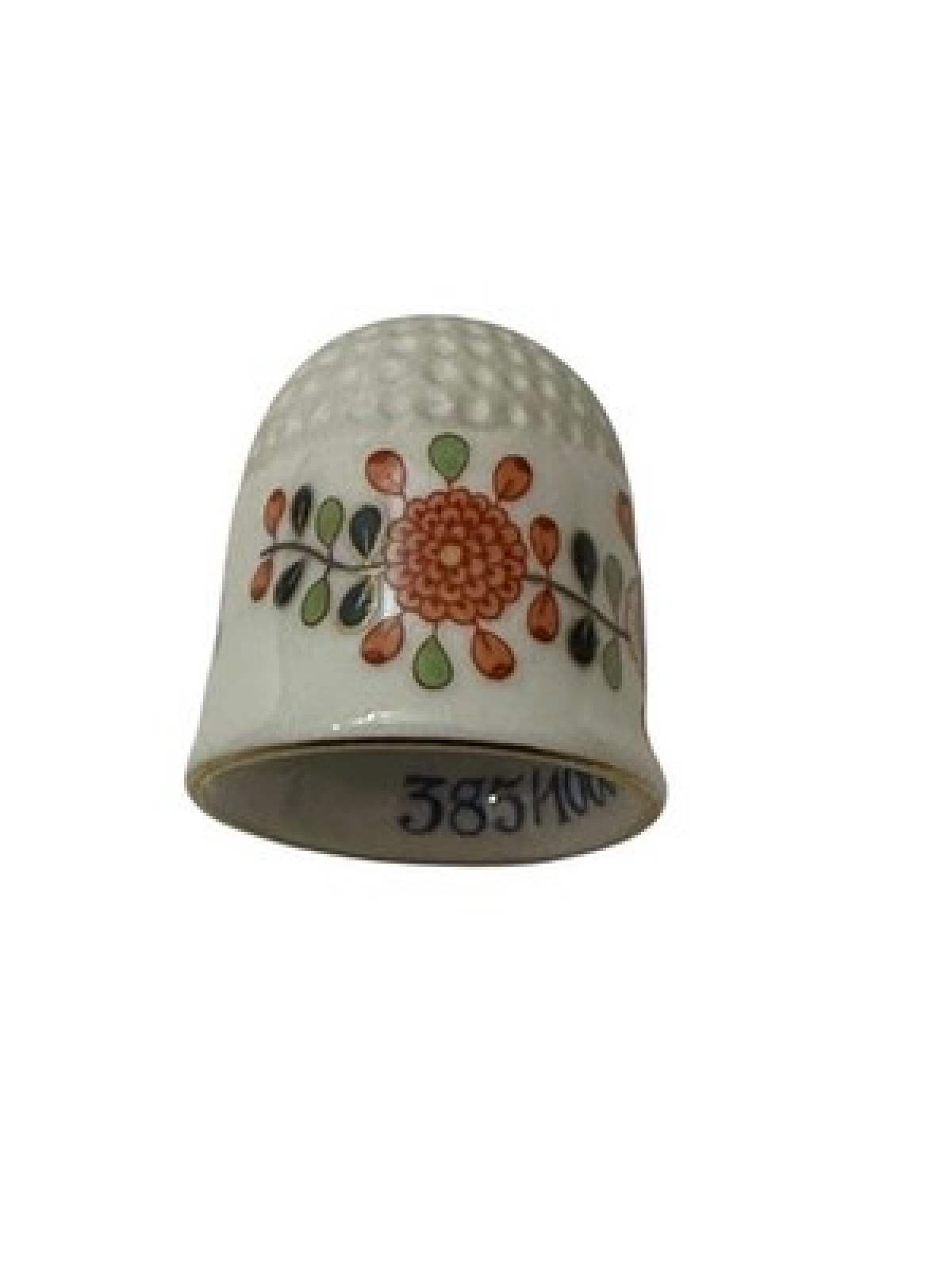 Meissen Fingerhut Thimble Dekor Blume limitiert 385/1000 - 1985
