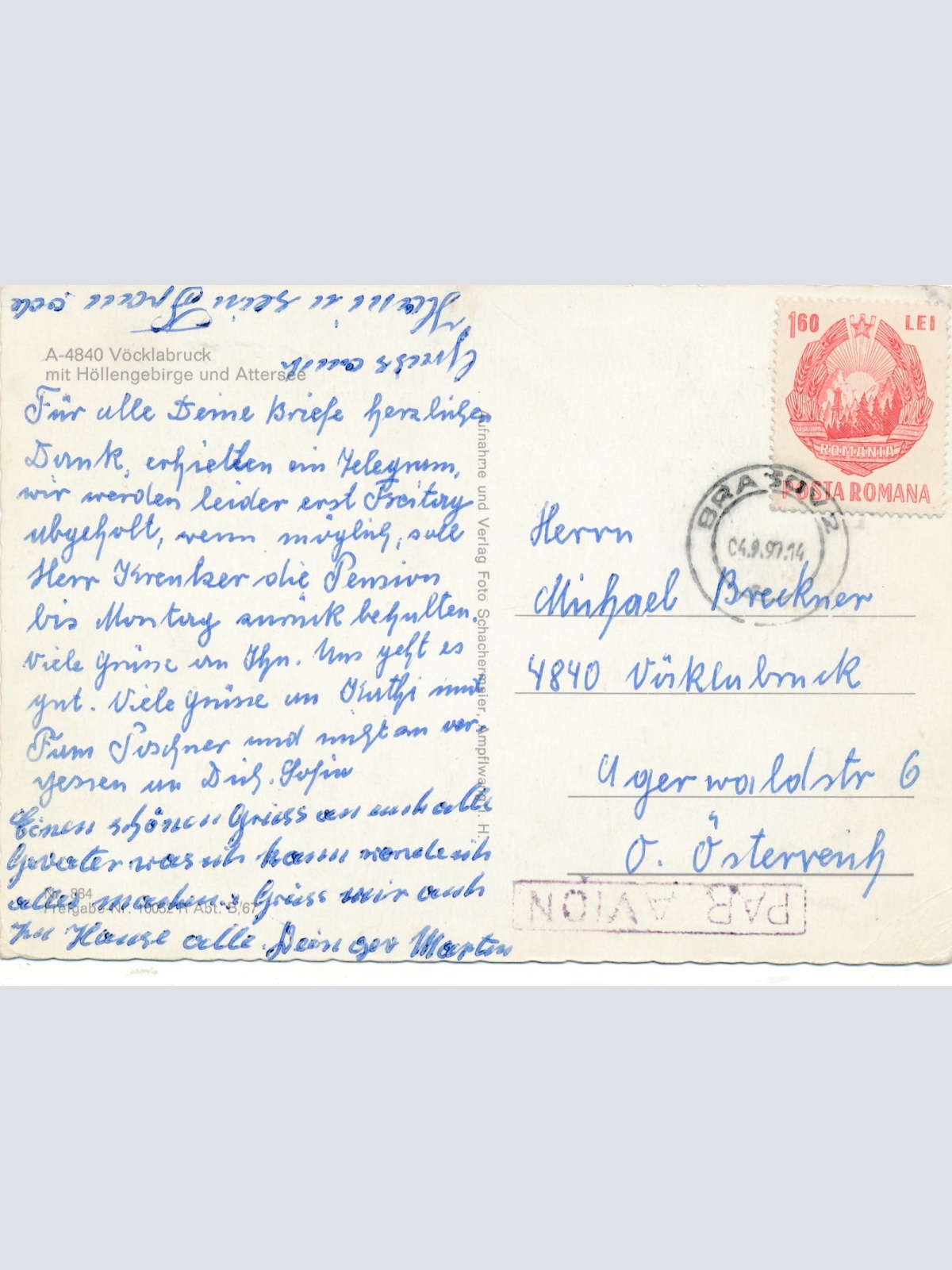 AK aus Vöcklabruck Oberösterreich Ansichtskarte (16713)