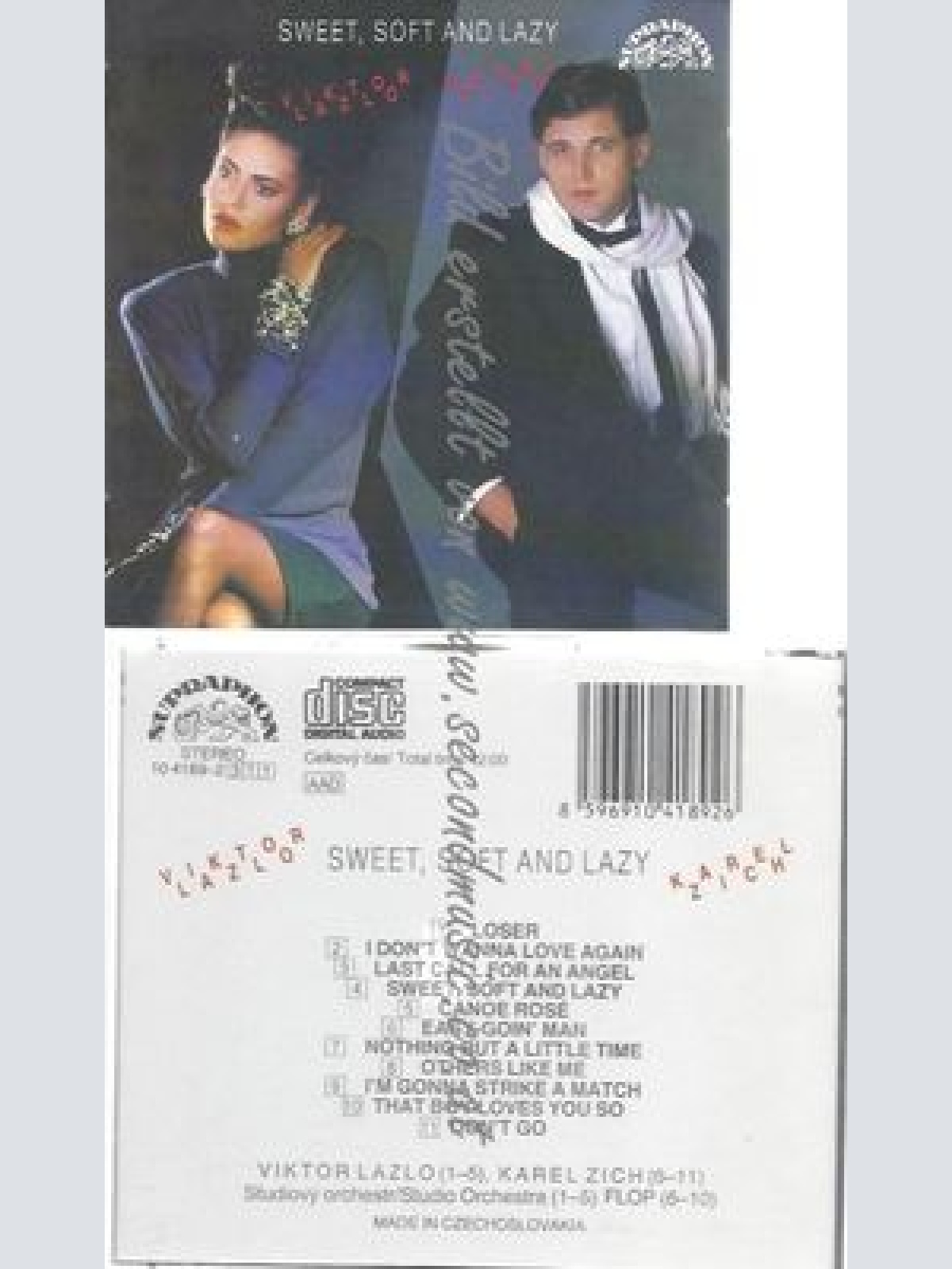 CD--VIKTOR LAZLO & KAREL ZICH --SWEET SOFT AND LAZY