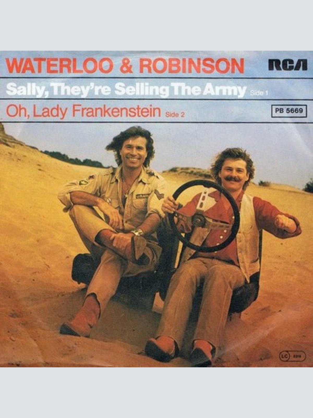 7", Single Waterloo & Robinson - Sally, They're Selling The Army