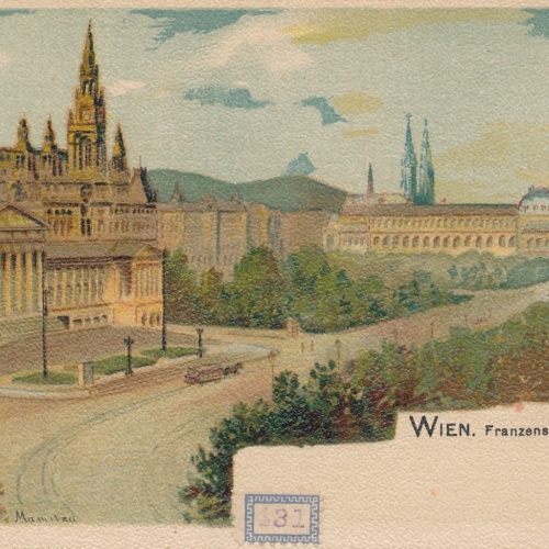 AK aus Wien Franzensring Ansichtskarte (16771)