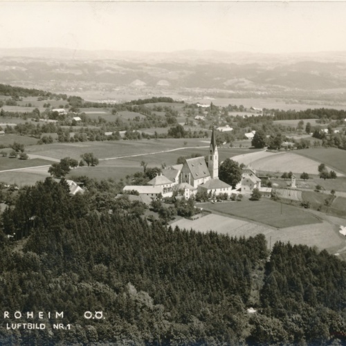 AK aus Stroheim Luftbild Nr.1 Oberösterreich Ansichtskarte (16777)