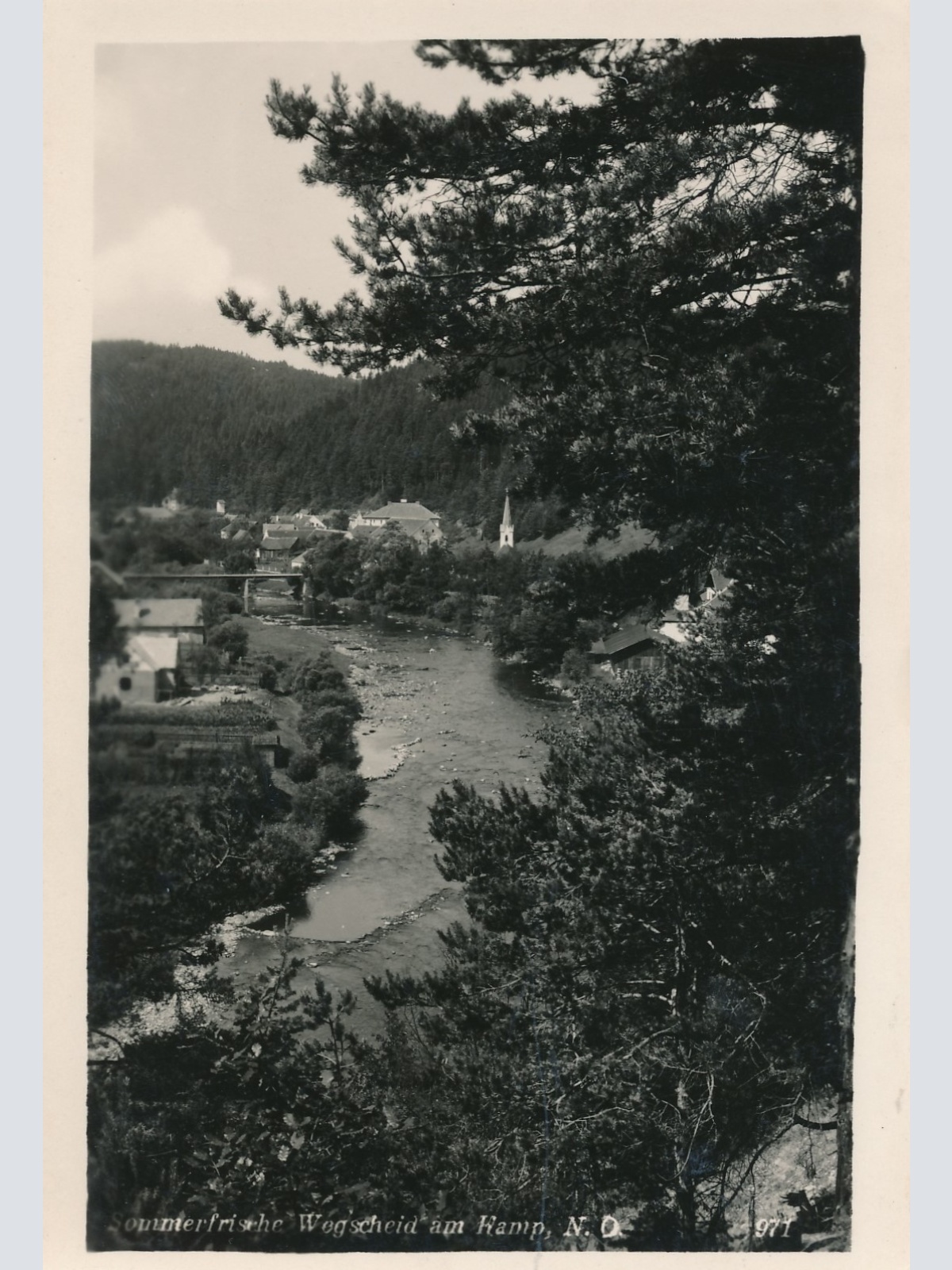 AK aus Wegscheid am Kamp Niederösterreich Ansichtskarte (16837)