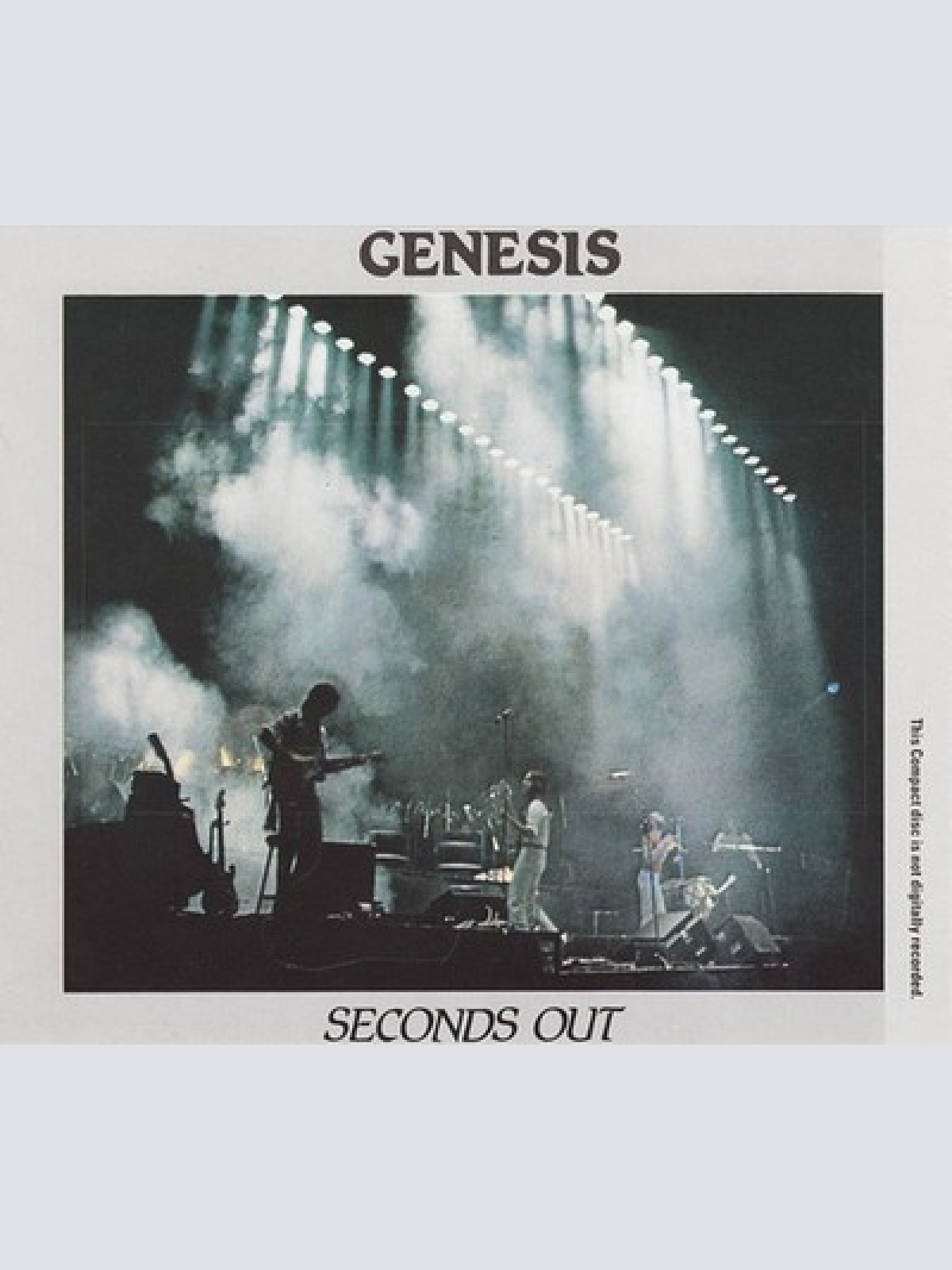 2xCD, Album, RE Genesis - Seconds Out