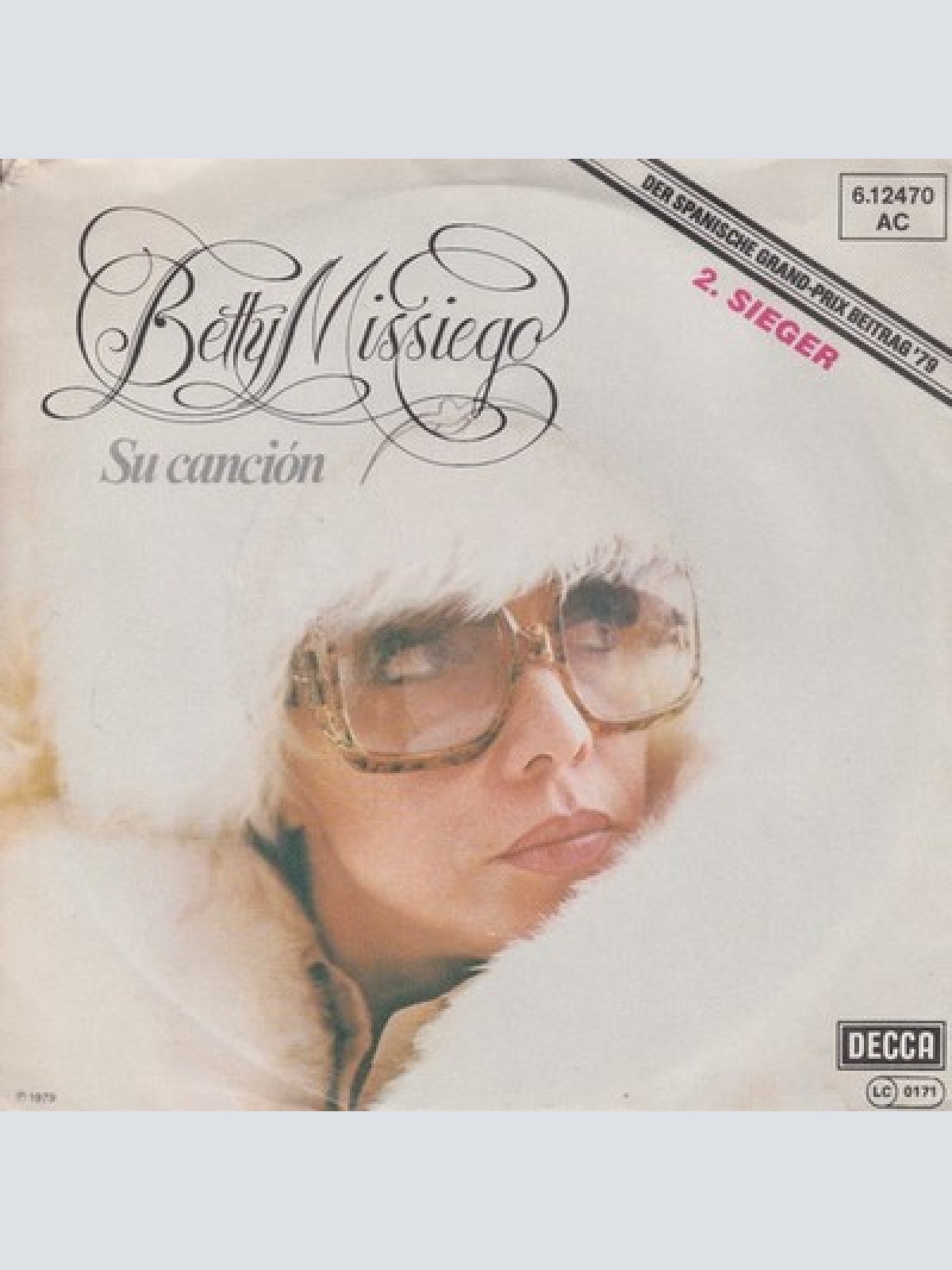 7", Single, 2.  Betty Missiego - Su Canción