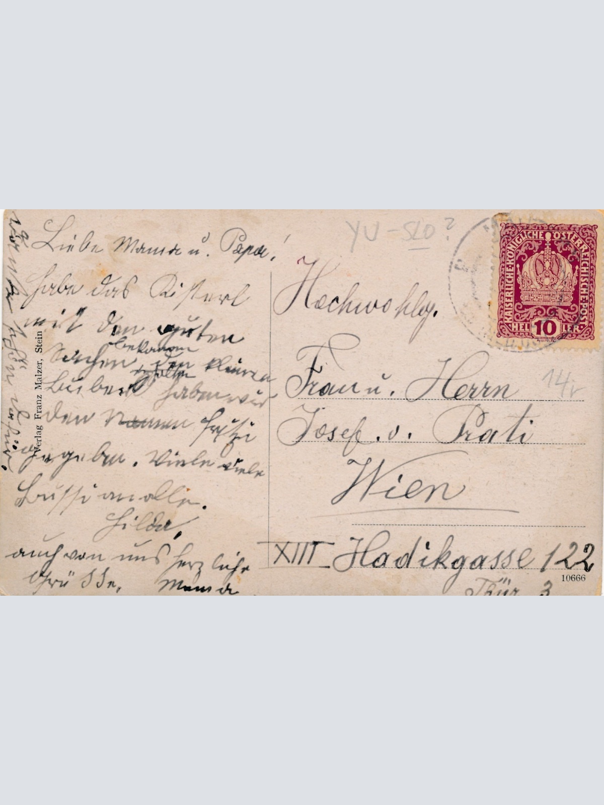 AK aus Ober Bergen Slowenien Ansichtskarte (16726)