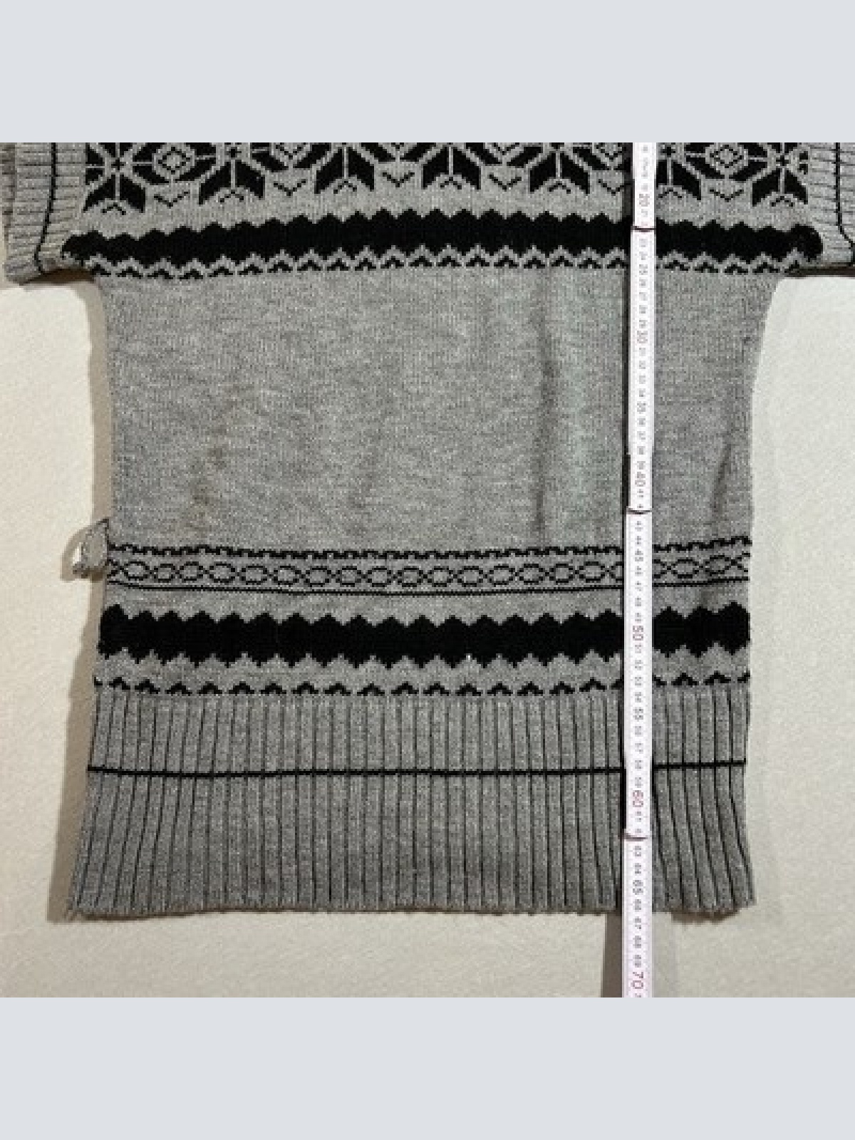 N.W.D New Women Design Rollkragenpullover Ärmellos Grau Damen Größe S Maße-Fotos