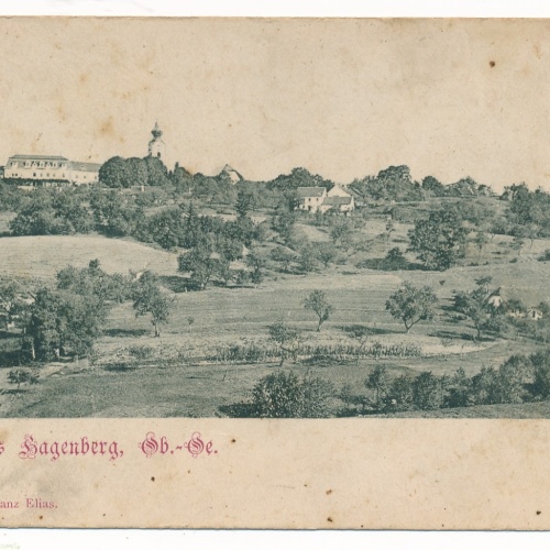 AK gruss aus Hagenberg Oberösterreich Ansichtskarte (16844)