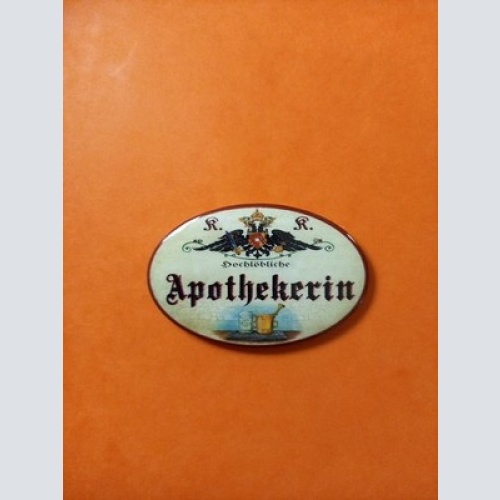 Nostalgie KuK Flaschenöffner Magnet Hochlöbliche Apothekerin