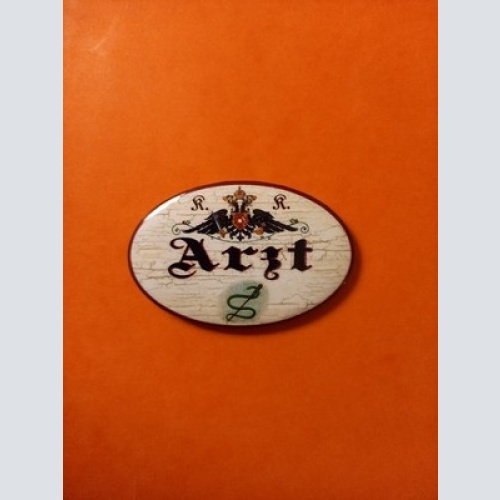 Nostalgie KuK Flaschenöffner Magnet Arzt