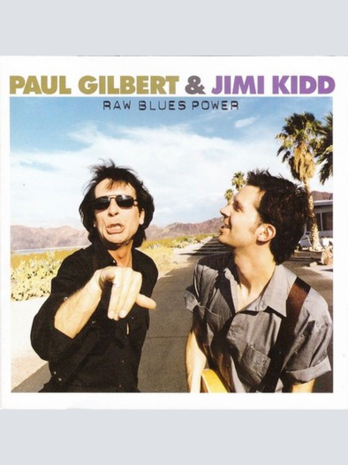 CD, Album Paul Gilbert  &  Jimi Kidd - Raw Blues Power