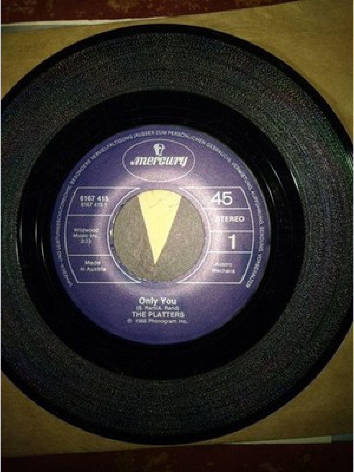 7" The Platters - Only You