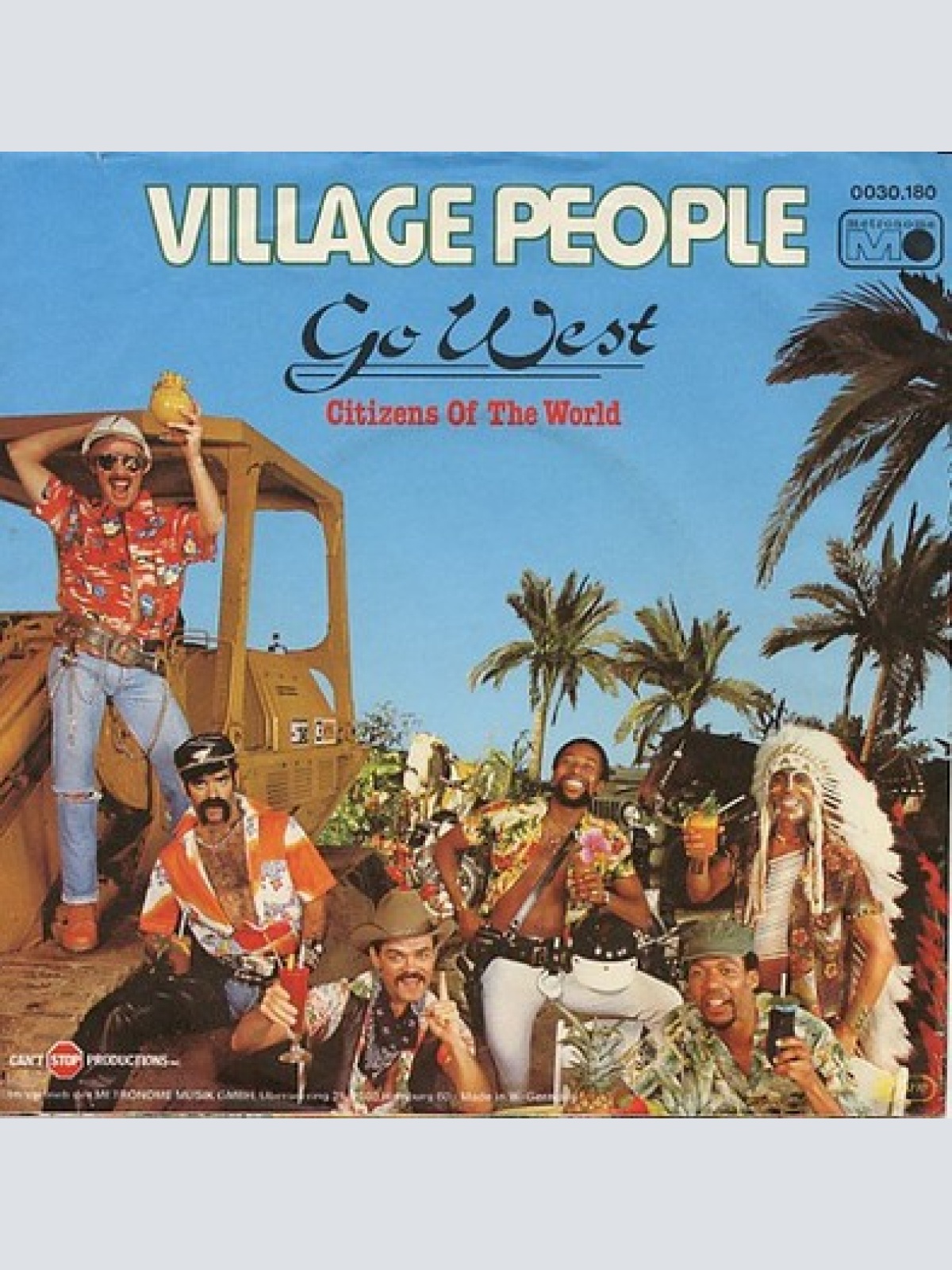 7", Single Village People - Go West