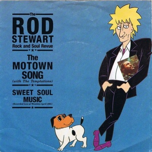7", Single, Sma Rod Stewart  With The Temptations - The Motown Song
