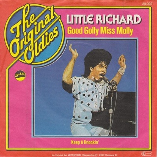 7", Single, RE, Inj Little Richard - Good Golly Miss Molly / Keep-A-Knockin'