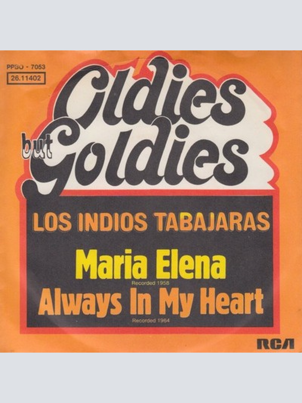 7", Single, Mono Los Indios Tabajaras - Maria Elena / Always In My Heart