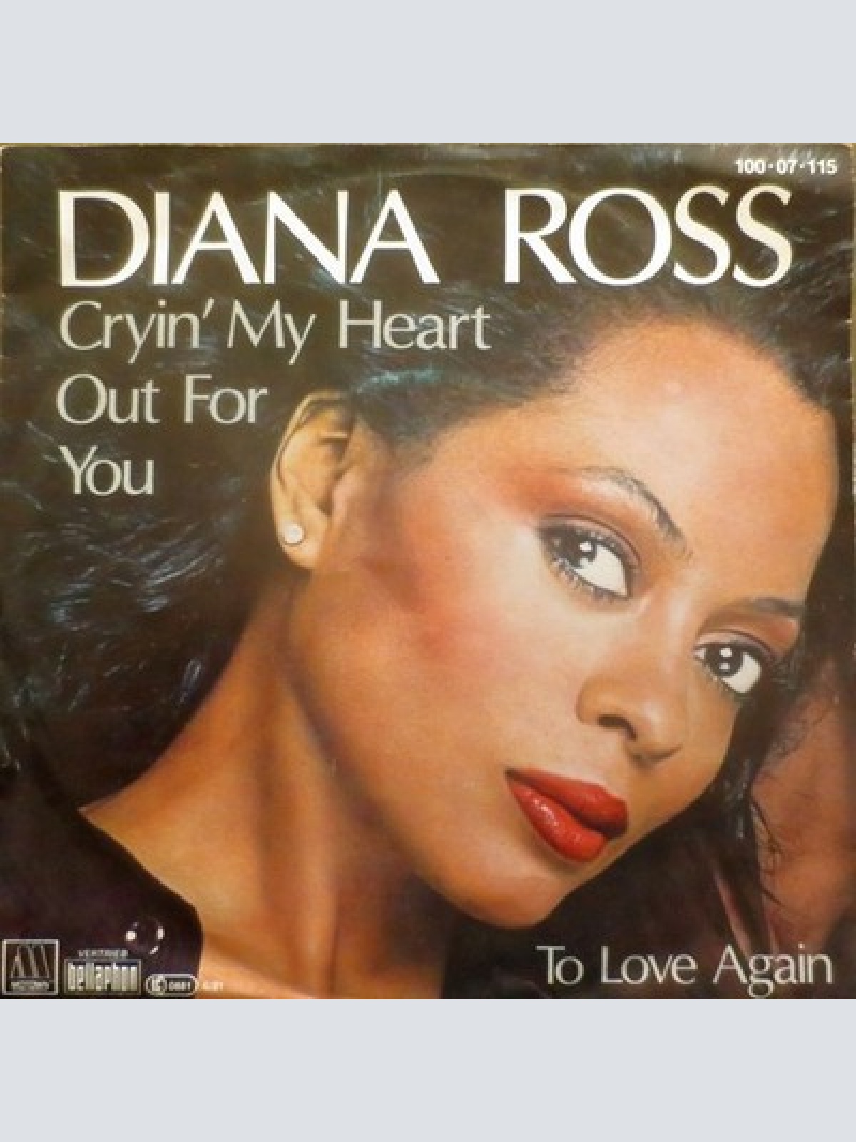 7", Single Diana Ross - Cryin' My Heart Out For You