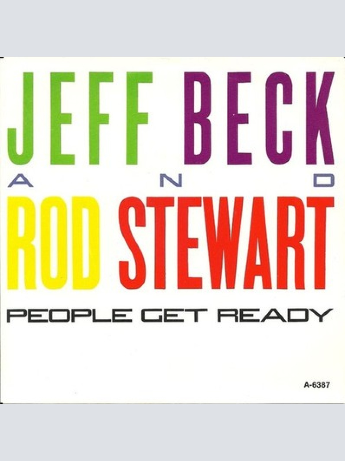 7", Single Jeff Beck And Rod Stewart - People Get Ready