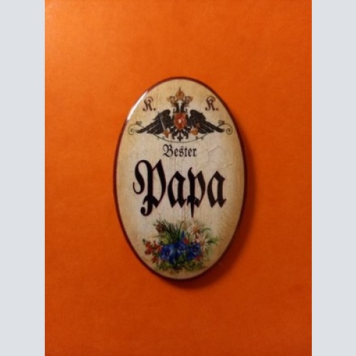 Nostalgie KuK Flaschenöffner Magnet Bester Papa