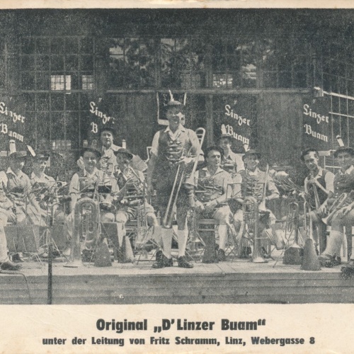 AK Original D´Linzer Buam aus Linz Oberösterreich Ansichtskarte (16862)