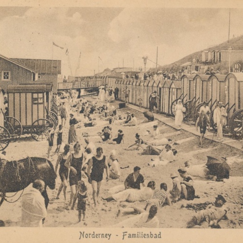 AK aus Norderney Familienbad Niedersachsen Ansichtskarte (16872)