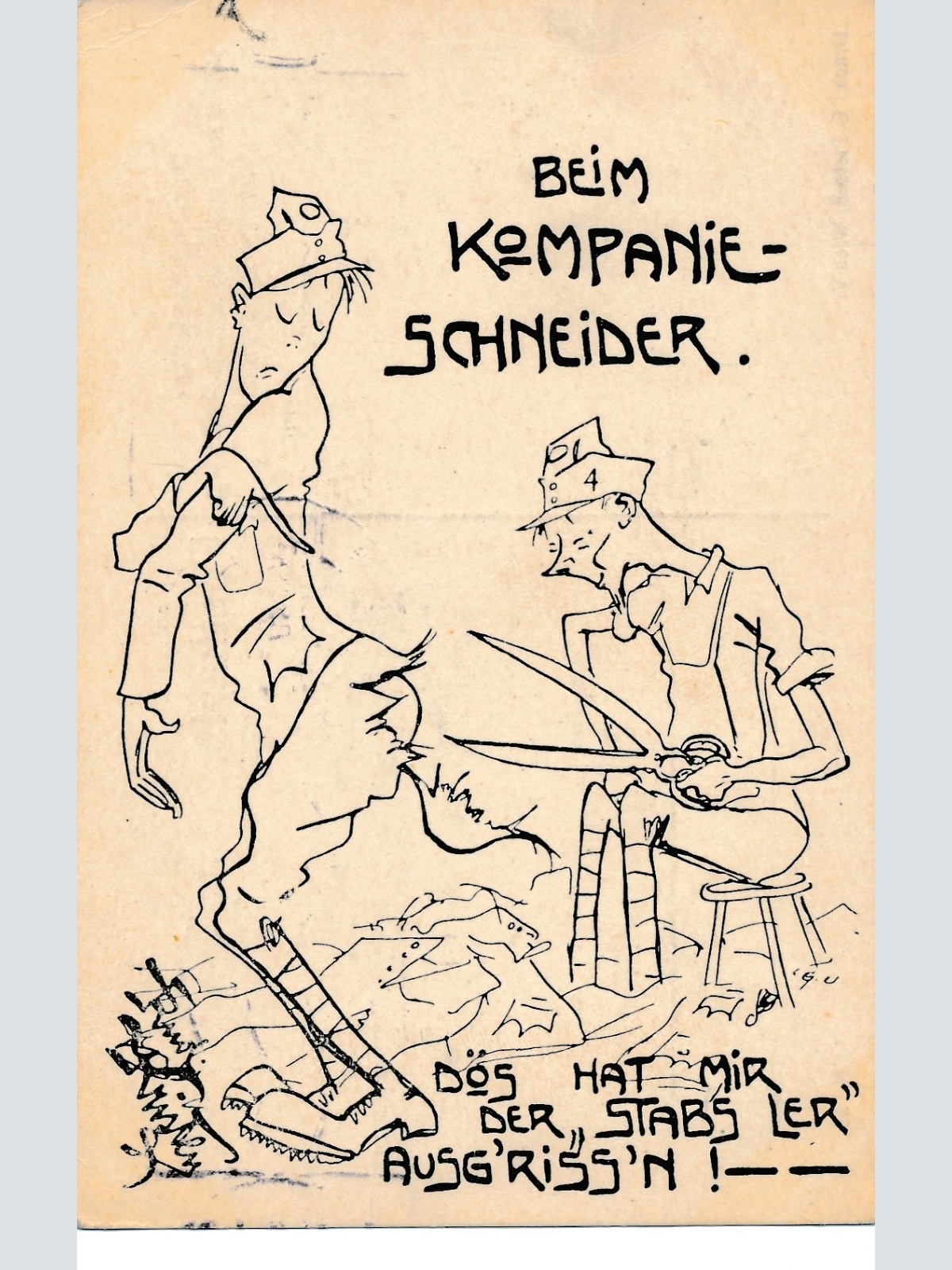 AK Militaria beim Kompanie Schneider Ansichtskarte (16963)