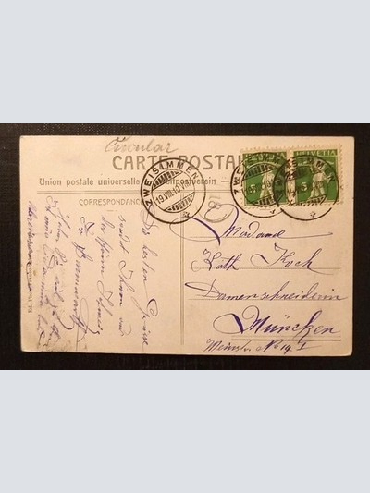 Zweisimmen Mit Kirche Schweiz Gr A0001 K