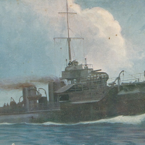 AK Engl Torpedobootzerstörer 1904/05 ,Schiffe Boote, Ansichtskarte (17051)
