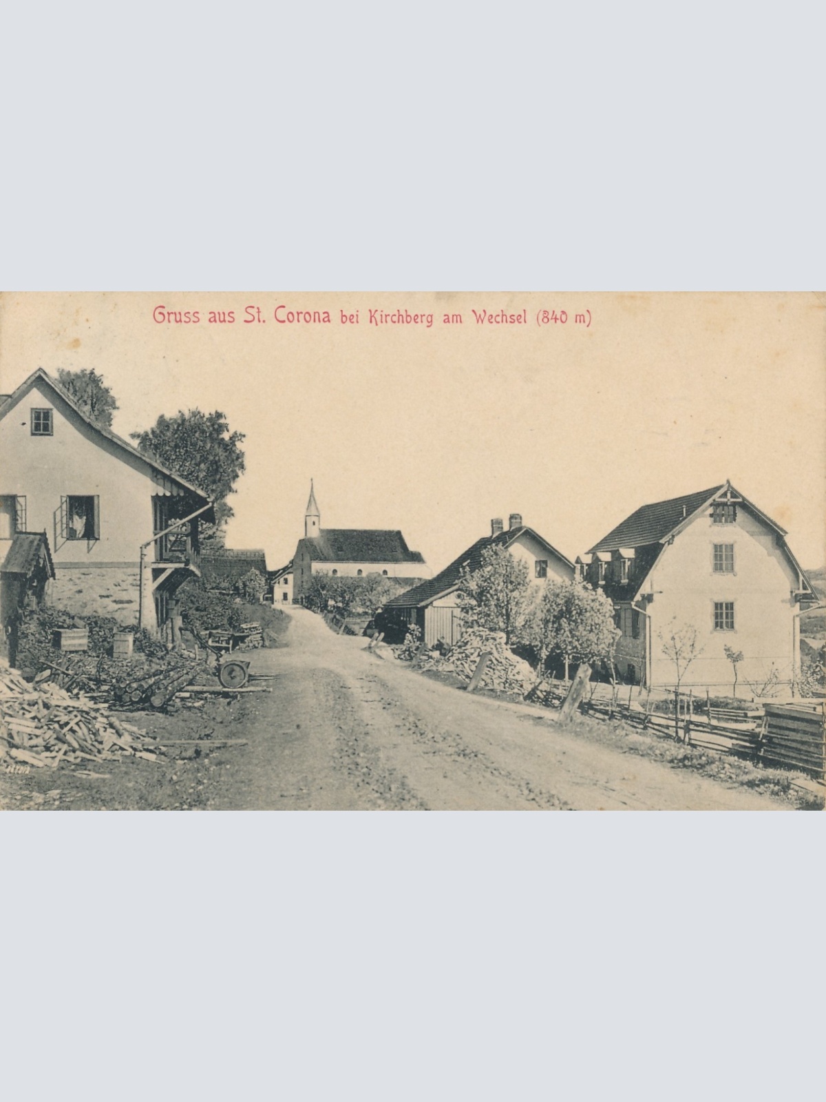 AK aus St. Corona am Wechsel Niederösterreich Ansichtskarte (17033)