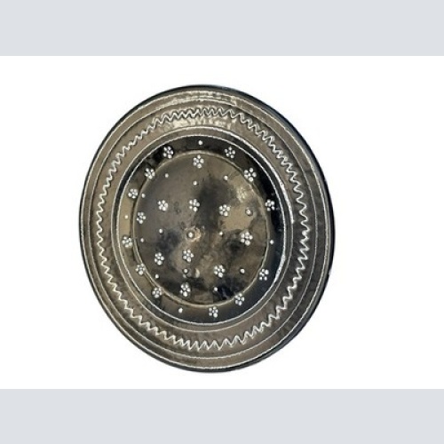 Gmundner Keramik Dirndl blau Speiseteller Servierteller 28 cm